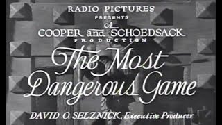 Adventure Horror Mystery Movie - The Most Dangerous Game (1932)
