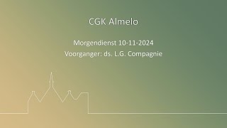 CGK Almelo 10-11-2024 morgendienst