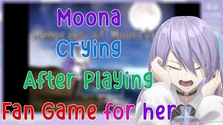 Moona Cry After Playing The Fan Made Game For Her.....