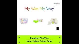 Supernova Depil by Helia-D Premium Film wax + Neon Yellow cube