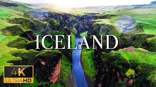 FLYING OVER ICELAND (4K UHD) - Calming Piano Music With Beautiful Nature Film For Daily Relaxation