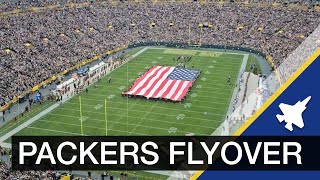 Green Bay Packers F-35 Flyover