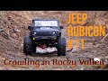 1/10 Scale RCModelex  Rubicon JK 3door #11 | GMADE MT1905 Test Crawling in Rocky Valley