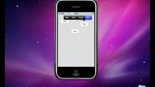 iPhone Context Menu Demonstration