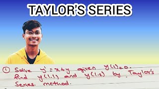 # if y'=x+y given y(1)=0 find y(1.1) and y(1.2) by taylors method skydhoni  || ENGINEERING MATHS