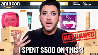 I spent $500 on a Amazon Returns Beauty Mystery Box!