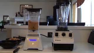 Blendtec Total Blender vs  Vitamix 5200, Part 3 of 5   Peanut Butter blender dude