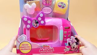 4 Minutes Satisfying with Unboxing Disney Minnie Mouse Marvelous Microwave Set ASMR | Review Toys