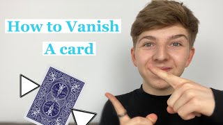 How to vanish a playing card!