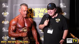 2023 IFBB Masters World Pro Men's Bodybuilding 60 Winner Jeff Hamilton