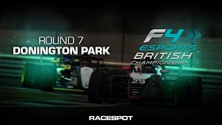 British F4 Esports Championship on iRacing | Round 7 at Donington Park
