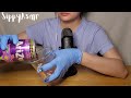 asmr arizona grape juice u0026 clear cup drinking sounds no talking