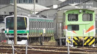 入場中 E231系 マト 114編成 廃車置き場に一時移動 いろどり交検庫で保管中 2017.10.17 JR長野総合車両センター　光panasd 642