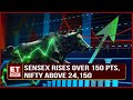 Sensex Rises Over 150 Pts, Nifty Above 24,150; Hero Moto Drops 4%; Tata Steel | Closing Bell