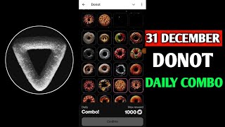 Donot Daily Combo 31 December | Donot Daily Combo Today | Daily Combo Donot | Donot 31 December