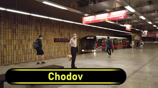 Metro Station Chodov - Prague 🇨🇿 - Walkthrough 🚶