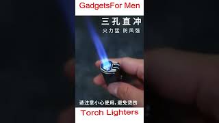 Jobon Cool Gadgets For Men Torch LightersButane Refillable Gas Lighter #shortvideo