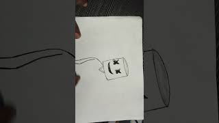 How to Draw Marshmallow Step by Step Easy Video by (@Mandev3) #çizimmektebi, #myartkarakalemçizi