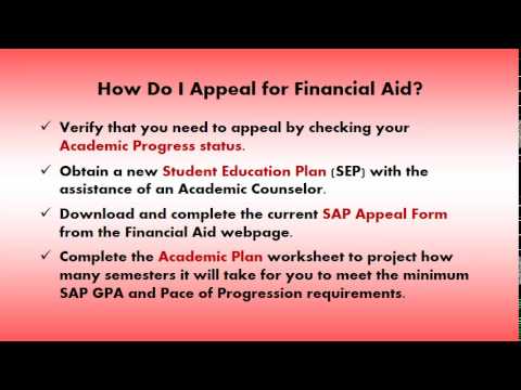 Part 1 - How Do I Appeal For Financial Aid? Part 1 - How Do I Appeal For Financial Aid?