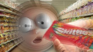 Stretchy Morty drops his Skittles BUT it keeps getting faster