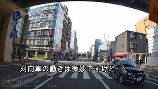 信号の無い横断歩道　6月28日