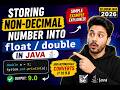 172.Storing non-decimal number into variable declared with float/double in Java (Selenium Java 2026)
