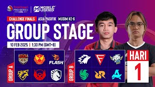 🔴 [BM] AP Mobile Legends: Bang Bang | Snapdragon Mobile Challenge Finals Group Stage | S6 | Hari 1