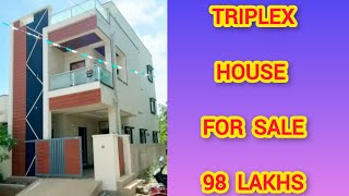 TRIPLEX  HOME  HOUSE FOR SALE || NEAR  RAMPALLY CROSS ROAD II ( I -123 ) || CALL  9550115042