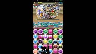 【パズドラ】第33回チャレンジダンジョンLv10 水着ミル ソロ ノーコン