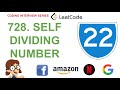 Self Dividing Number  | Leetcode 728 | Amazon Google Facebook interview question