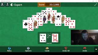 Playing Microsoft Solitaire Collection Part 1352!!!