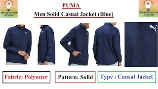 PUMA Men Solid Casual Jacket unboxing \u0026 Review