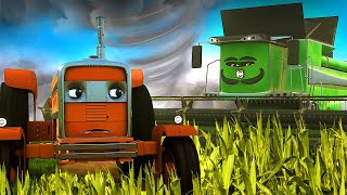 Мультфильм про машинки на ферме — Как работают фермеры? Развивающие мультики для детей
