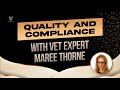 Expert Insights: Quality and Compliance in RTO Land with Lauren Hollows And Maree Thorne