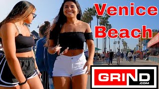 Venice Beach Boardwalk To Santa Monica Beach Pier Virtual Bike Tour Grind for 04-11-21.