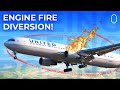 Engine Fire Prompts Diversion For United Airlines Boeing 767