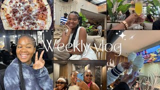 BIRTHDAY  VLOG:AIRPORT RUN|BUSSINESS SEMINAR | LE PIZZERIA 24 | SUPREME SALON | ENVY