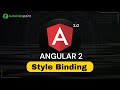 Angular 2 Style Binding | Angular 2 Training | Tutorialspoint