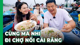 Hải SAPA TV đi chợ nổi Cái Răng cùng Má Nhi Ô Môn và bé Ngân xinh gái - Ăn tẩt cả đặc sản Miền Tây