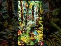 Trippy deep jungle adventure with bunnies and mushrooms 🍄 #shorts