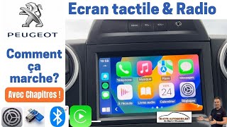 PEUGEOT, l'écran, les réglages, toutes les fonctions, Apple CarPlay , comment ça marche?