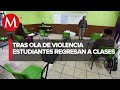 Estudiantes de Colima regresan a clases presenciales pese a la ola de violencia