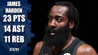 James Harden's triple-double leads Nets past Clippers [HIGHLIGHTS] | NBA on ESPN
