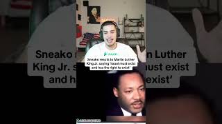 Sneako reacts to Martin Luther King Jr. 👀 #sneako #sneakoclips #mlk