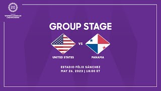 2023 Concacaf Womens Under-20 Championship | United States vs Panama