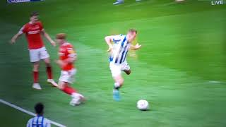 Forest vs Huddersfield Colback foul on Toffolo penalty?