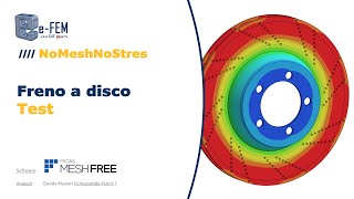 #NoMeshNoStress | Analisi termica di un freno a disco | MESHFREE Demo series