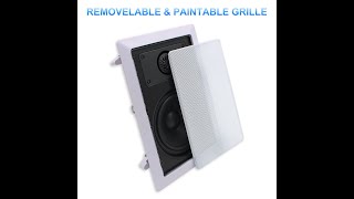 Herdio indoor Ceiling \u0026 Wall Speakers 200Watts Unboxing, Review and Installation