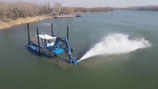 The multifunctional amphibious dredger