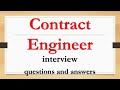 Contract Engineer Interview questions and answers